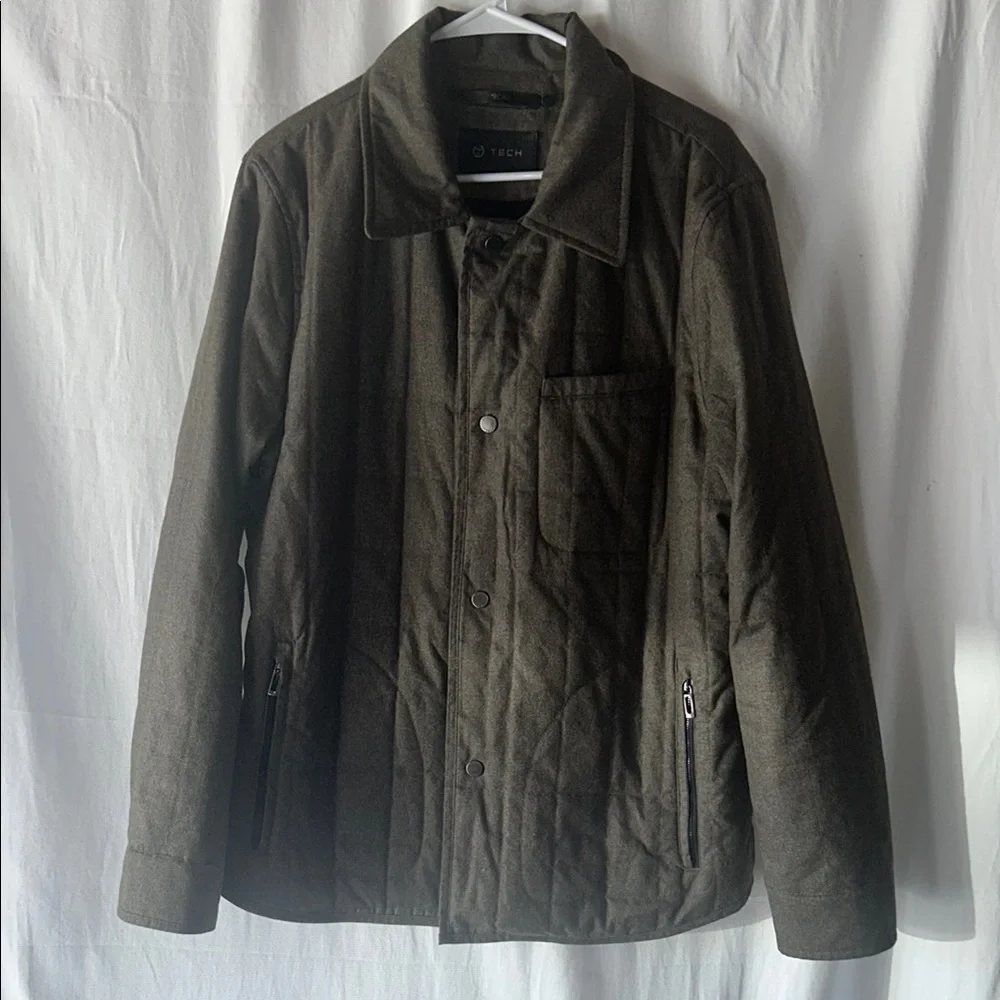 Tumi Tech Men's Brown Quilted‎ Jacket
